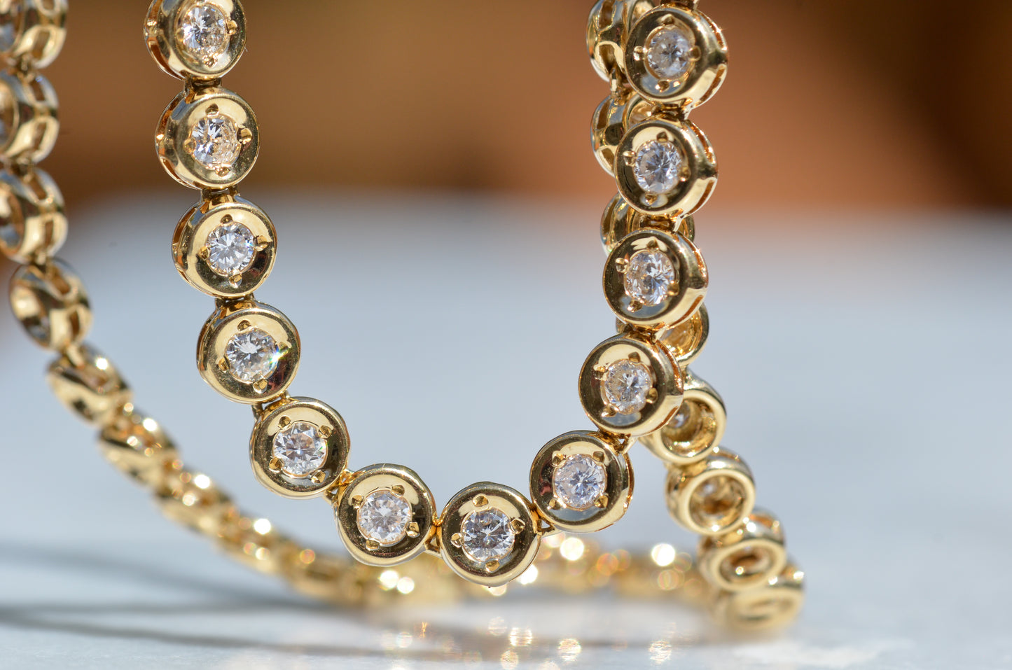 Divine Estate Diamond Tennis Necklace