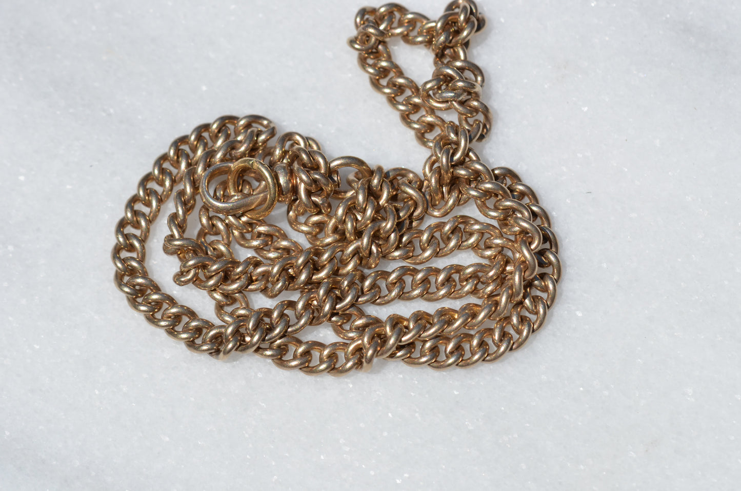 Warm Heavy Curb Watch Chain