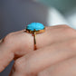 Stunning Vintage Turquoise Scarab Ring