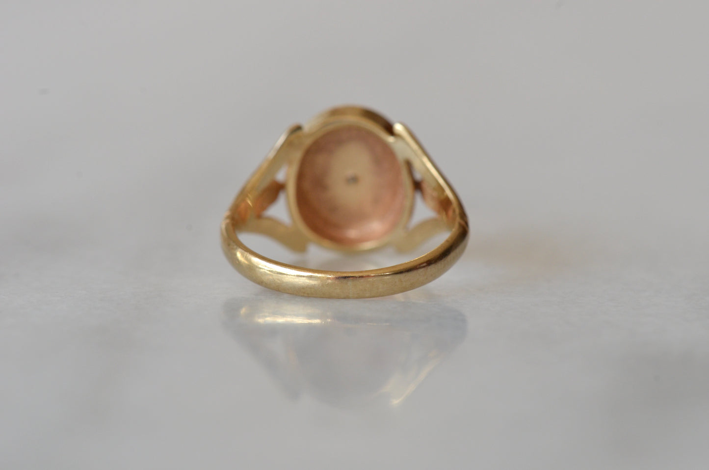Bold Vintage Diamond Signet Ring