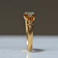 Vibrant Antique Emerald Cluster Ring