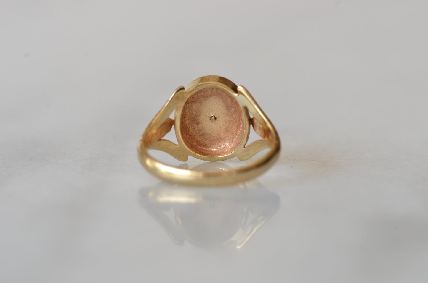 Bold Vintage Diamond Signet Ring