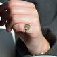 Bold Vintage Diamond Signet Ring
