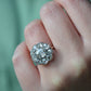 Outstanding Antique Cluster Ring