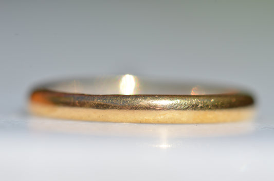 Ideal Vintage 22k and Platinum Band