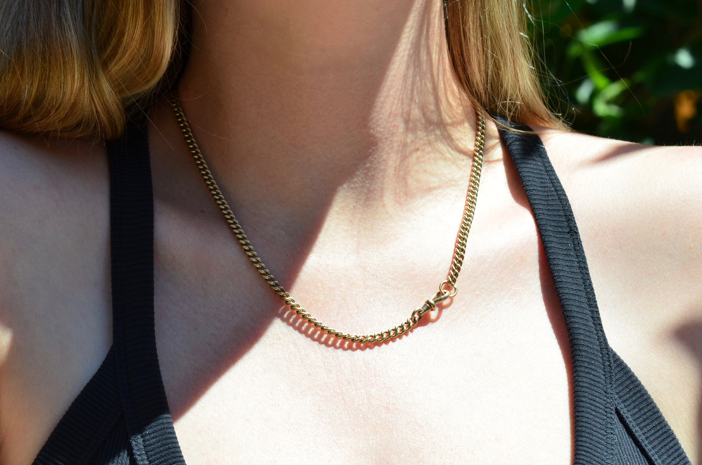 Warm Heavy Curb Watch Chain