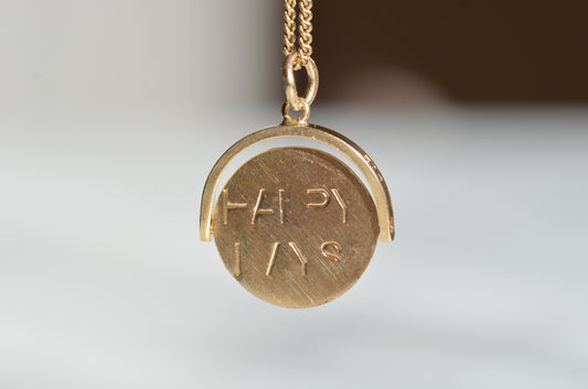 Hopeful Vintage Happy Days Charm