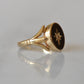 Bold Vintage Diamond Signet Ring