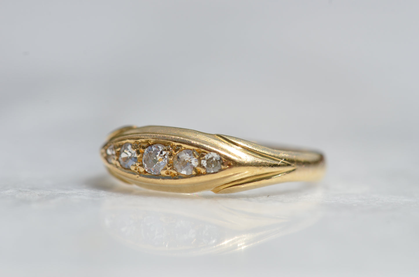 Sweet Antique Boat Ring