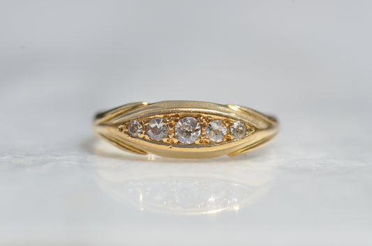 Sweet Antique Boat Ring