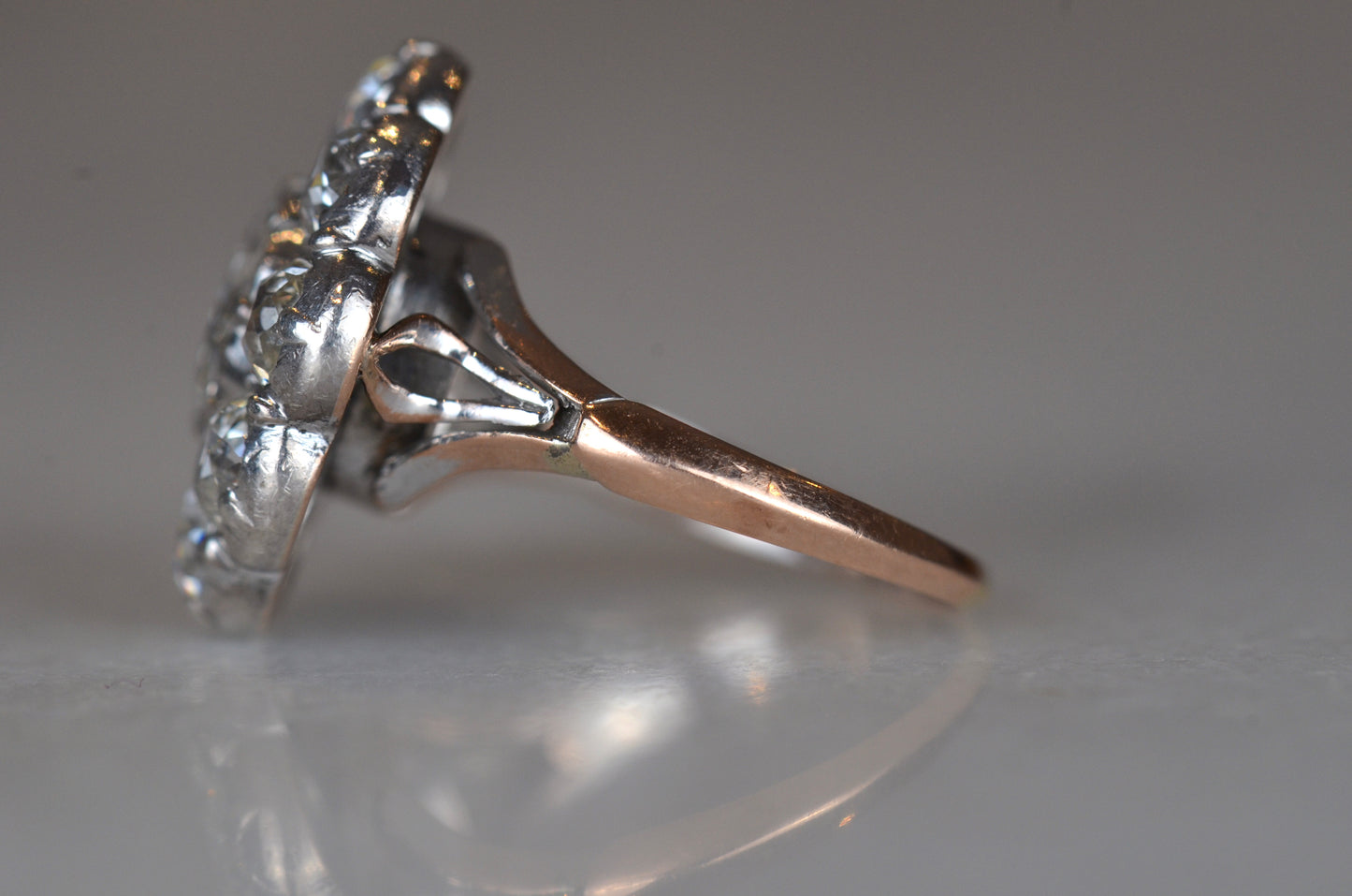 Outstanding Antique Cluster Ring