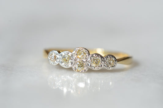 Luminous Antique Diamond Ring