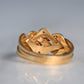 Diamond Studded Vintage Puzzle Ring
