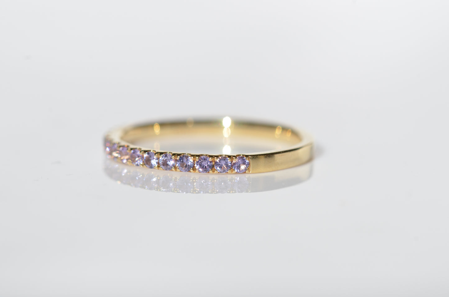 St. Eloi Collection Sapphire Half Eternity Band