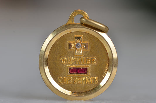 Sentimental Vintage French Love Token