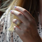 Diamond Studded Vintage Puzzle Ring