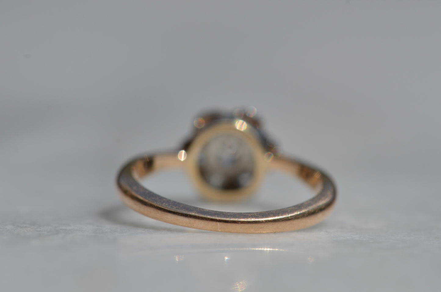 Petite Classic Diamond Daisy Ring