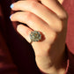 Outstanding Antique Cluster Ring