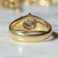 Outstanding Antique Old Mine Belcher Ring