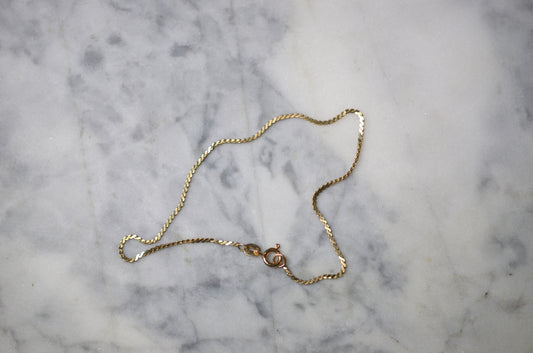 Slinky S Link Estate Anklet
