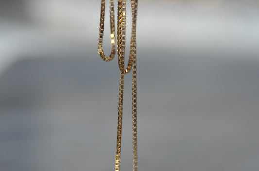 Easy Estate Box Chain Anklet