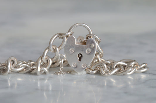 Perfect Vintage Silver Charm Bracelet Base