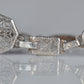 Fine Edwardian Silver Lace Bracelet