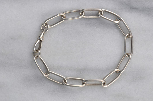 Antique French Unisex Trombone Bracelet