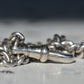 Smooth Antique Silver Curb Bracelet