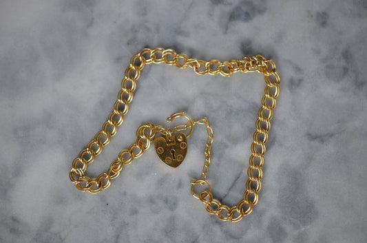 Ultra Lightweight Double Link Charm Bracelet