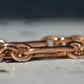 Rosy Antique Rolled Gold Trombone Bracelet