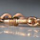 Rosy Antique Rolled Gold Trombone Bracelet