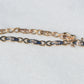 Shimmering Vintage Baguette Diamond Bracelet