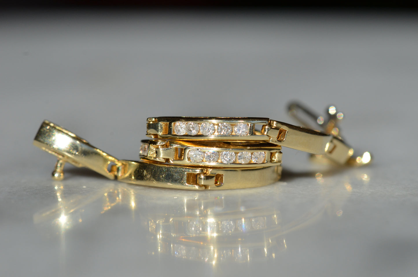 Rolling Vintage Diamond Bracelet