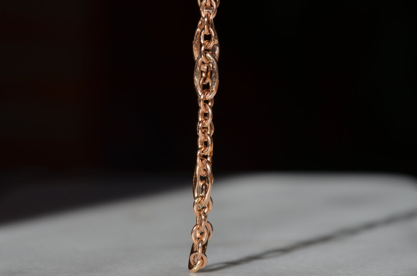Rosy Antique-Inspired Fancy Link Bracelet