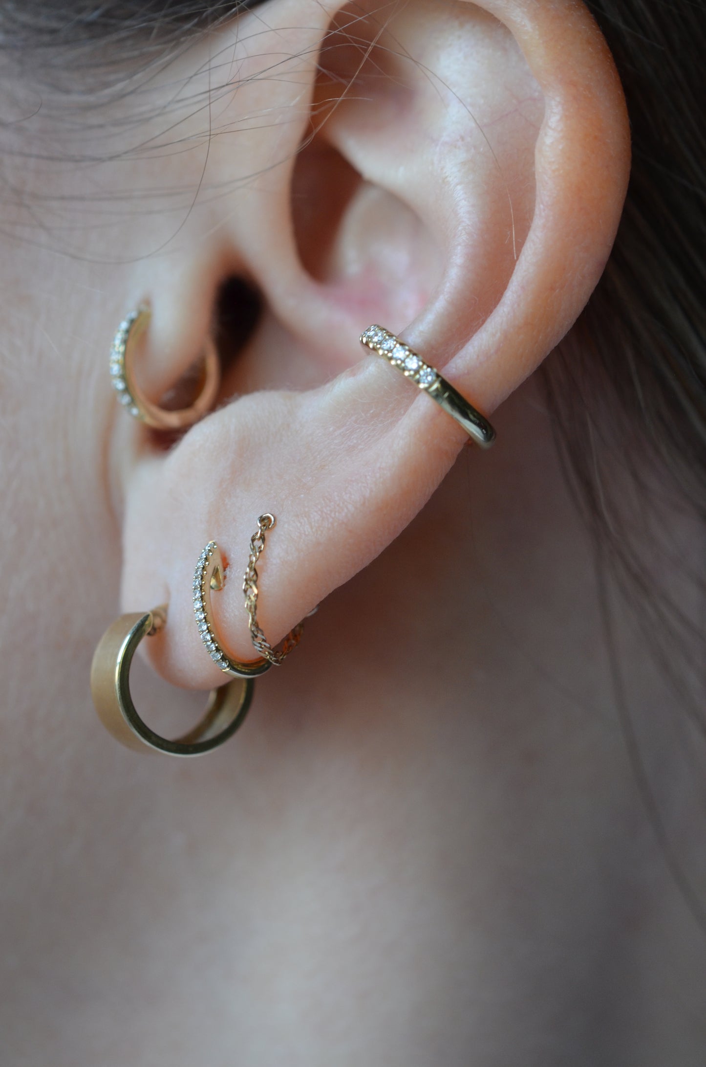 Perfect Everyday Vintage Gold Hoops