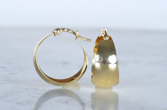 Juicy Round Gold Estate Hoops