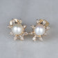 Sweet Estate Pearl and Diamond Studs