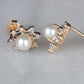 Sweet Estate Pearl and Diamond Studs