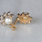 Sweet Estate Pearl and Diamond Studs