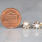 Sweet Estate Pearl and Diamond Studs