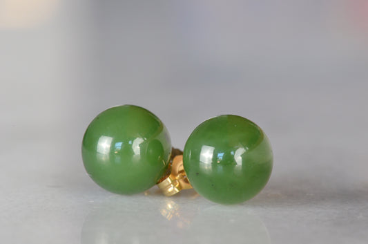 Lush Estate Jade Studs