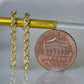 Slinky Estate Rope Chain Earrings