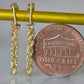Slinky Estate Rope Chain Earrings