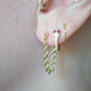 Slinky Estate Rope Chain Earrings