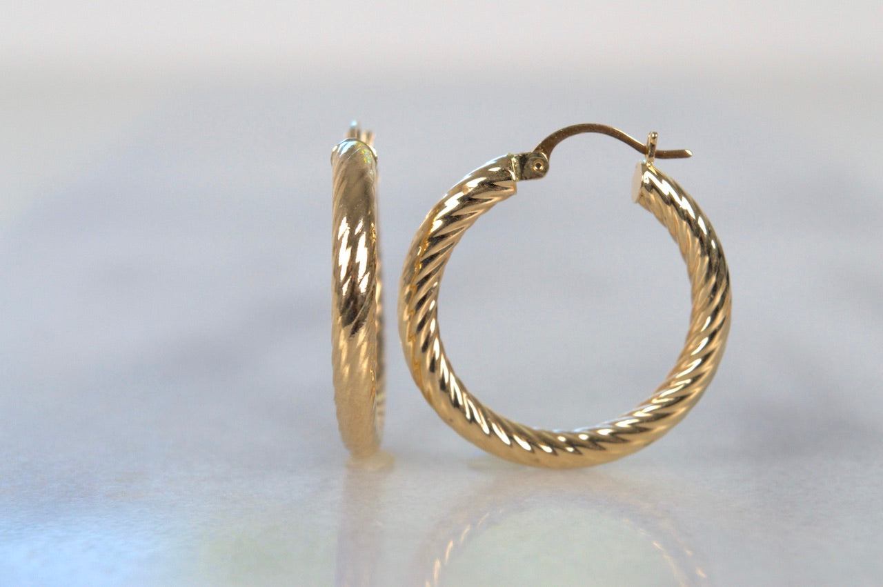 Easy Twisted Estate Hoops
