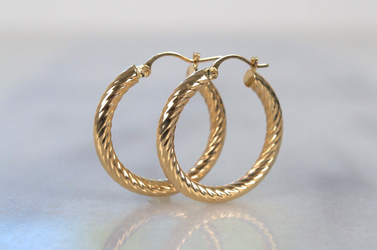 Easy Twisted Estate Hoops