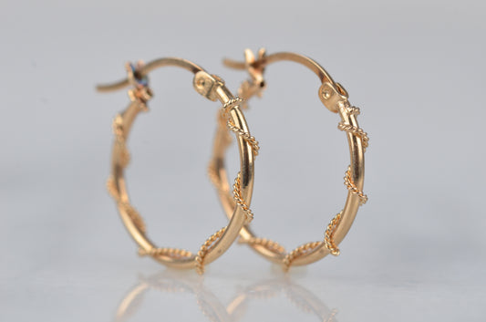 Nautical Vintage Rope Hoops
