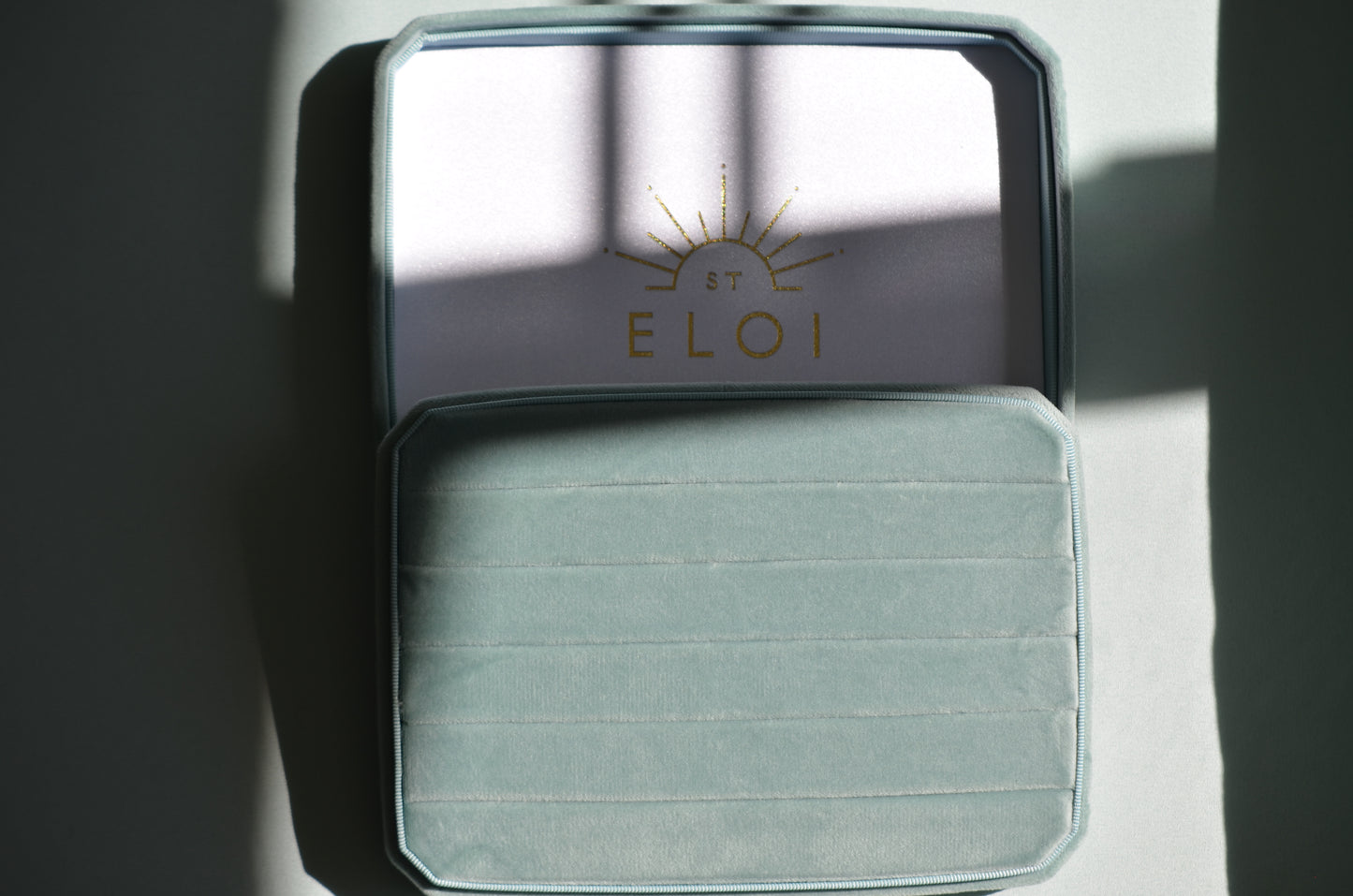 St. Eloi Collection Plush Velvet Ring Tray
