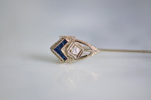 Quintessential Signed Art Deco Stick Pin